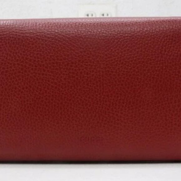 GUCCI Dionysus Mini Red Clutch 401231 496334 w/ Silver Chain Strap - Picture 9 of 15